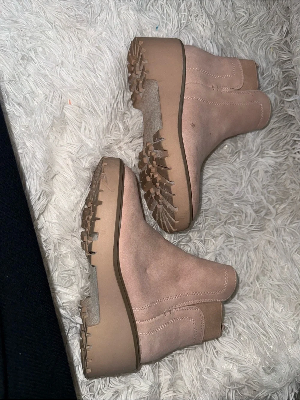 Girls' Ankle Boots in Soft Pink Blush - Kids